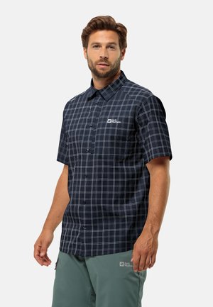 NORBO  - Shirt - night blue checks