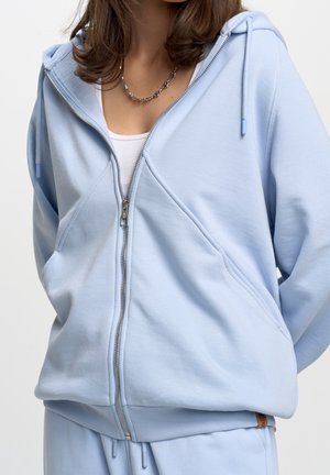 Zip-up sweatshirt - light blue