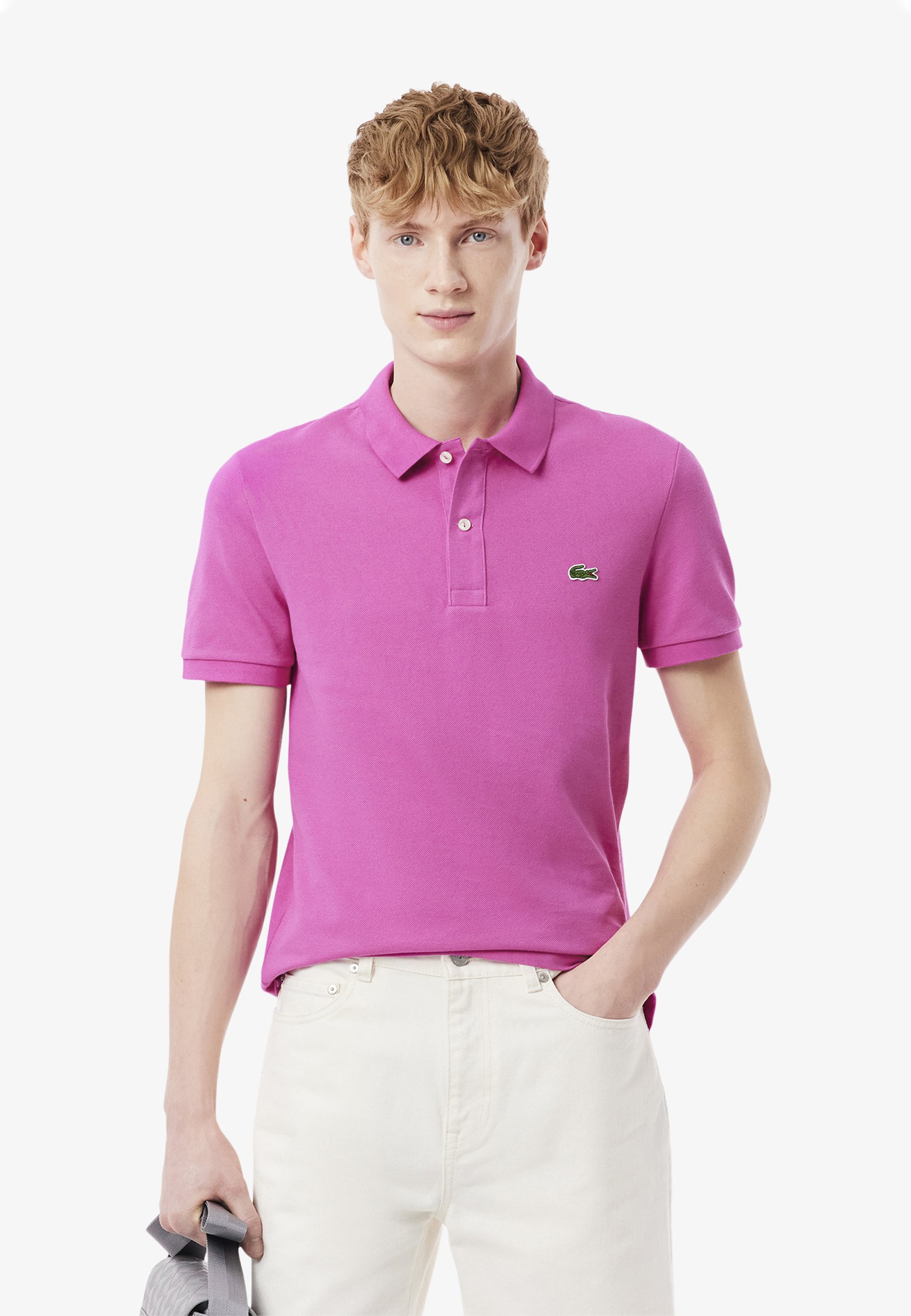Lacoste Polo rose-i1l/fuxia