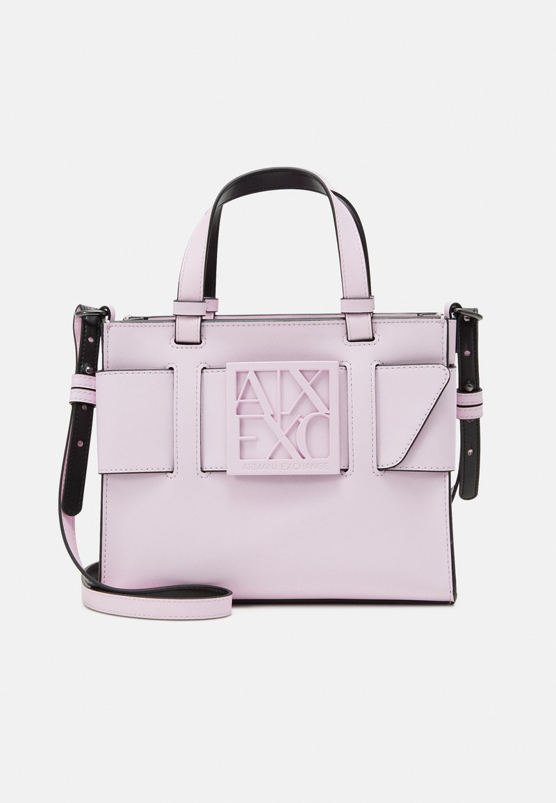 Armani Exchange MEDIUM TOTE Handbag rosa chiaro/pink Zalando.co.uk