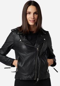 Ricano FOXY - Lederjacke - schwarz