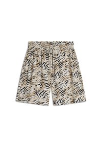 Freddy ANIMALIER CON VITA ELASTICIZZATA - Pantalón corto de deporte - white zebra animalier