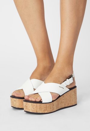 Marc O'Polo, Sandali con zeppa - white