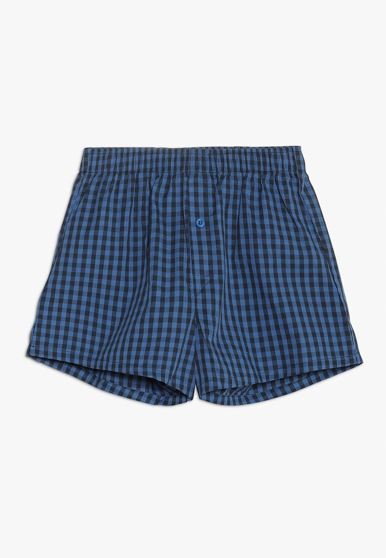 Schiesser 2 PACK Boxershorts blue Zalando.no Schiesser LONG BOXER - Pyjamasbukse - blue