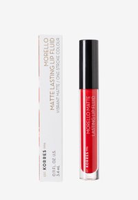 KORRES MORELLO MATTE LASTING LIP FLUID - Läppglans - 53 red velvet