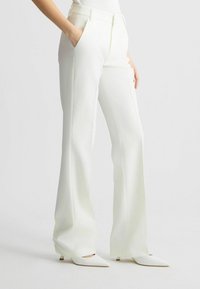 LIU JO HIGH-RISE STRETCH - Püksid - white