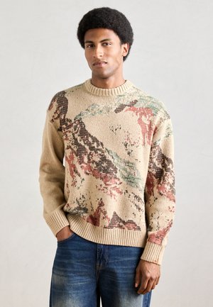 MOUNTAIN LOOSE FIT - Jumper - mountain tannin aop