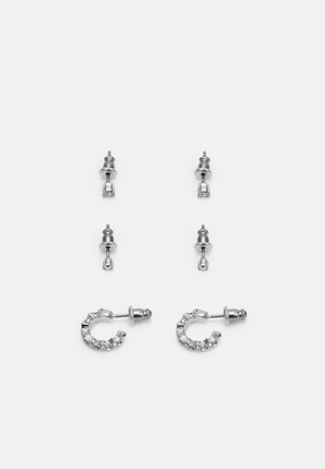 Pilgrim MARIE EARRINGS 3 PACK - Naušnice - silver-coloured