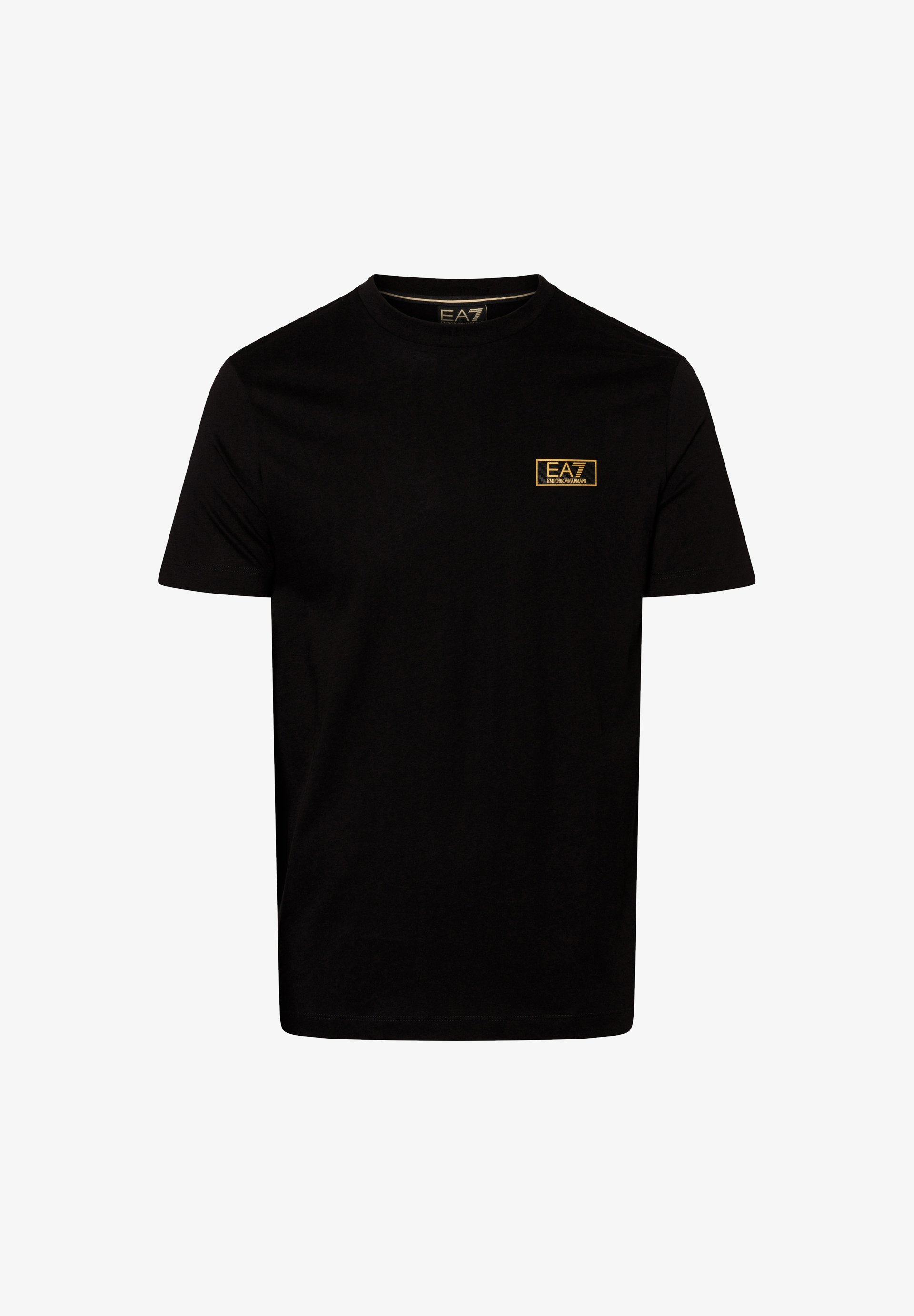 Emporio Armani Print T-shirt schwarz gold/black Zalando