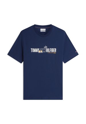 Tommy Hilfiger, - T-shirt z nadrukiem
