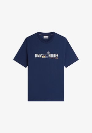 Tommy Hilfiger, - T-shirt z nadrukiem