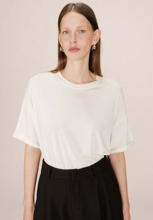 SANTO - T-shirt basique - ivoire