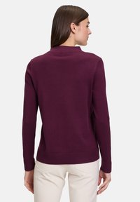Betty Barclay BASIC-MIT STEHKRAGEN - Svetrík - dark aubergine