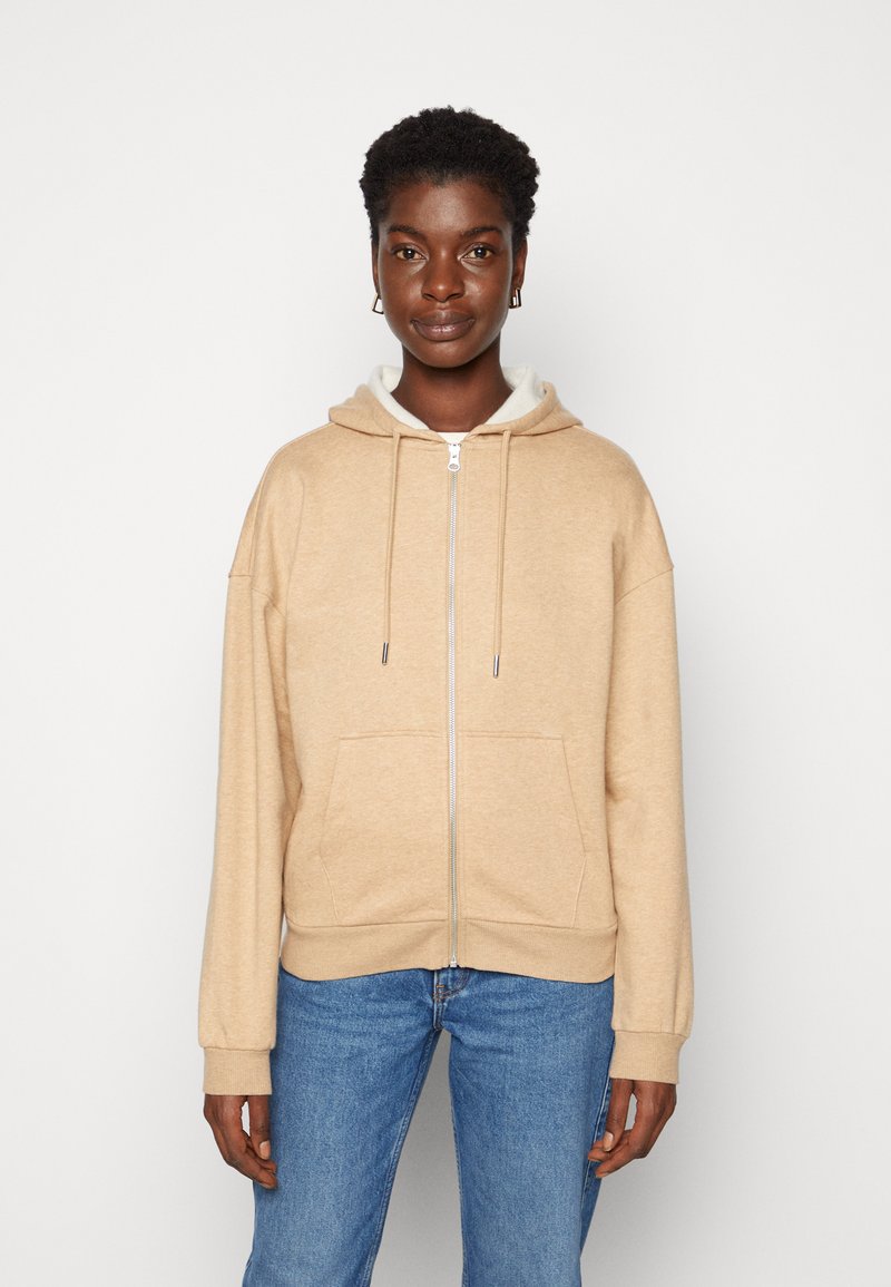 Marks & Spencer ZIP UP HOODIE Mikina na zip beige/béžová Zalando.cz