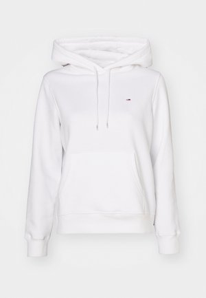 Tommy Jeans FLAG HOODIE - Sweatshirt - white