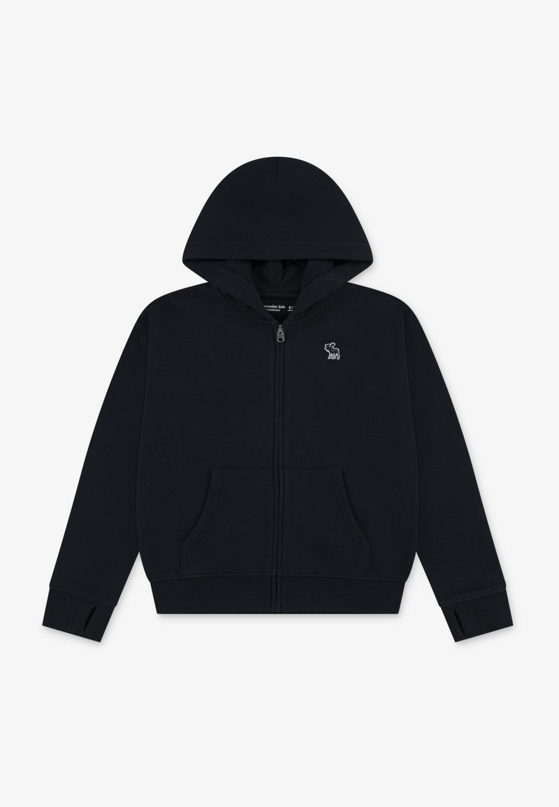 Abercrombie & Fitch ESSENTIALS FULL ZIP - Sweat zippé - anthracite