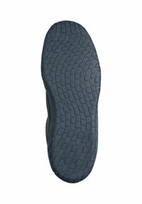 Black rubber shoe sole with a textured grip pattern, featuring a rounded toe and a size marking of 37.