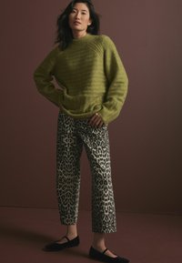 Next Strickpullover - green khaki olive