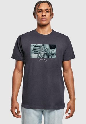 PRAY  - T-shirt imprimé - navy