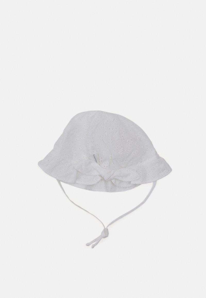 Kinder Caps | maximo MINI FLAPPER SCHLEIFE UNISEX Hut arktikweiß/weiß - QK55697 Kinder Caps | maximo MINI FLAPPER SCHLEIFE UNISEX Hut arktikweiß/weiß - QK55697