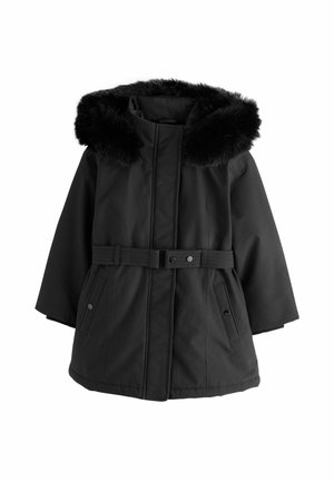 Next, WATERPROOF BELTED PADDED COAT - Abrigo de invierno - black