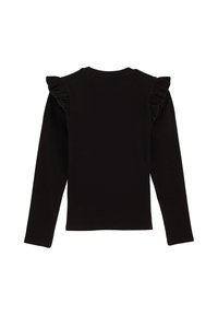 WE Fashion Hosszú ujjú felső - black