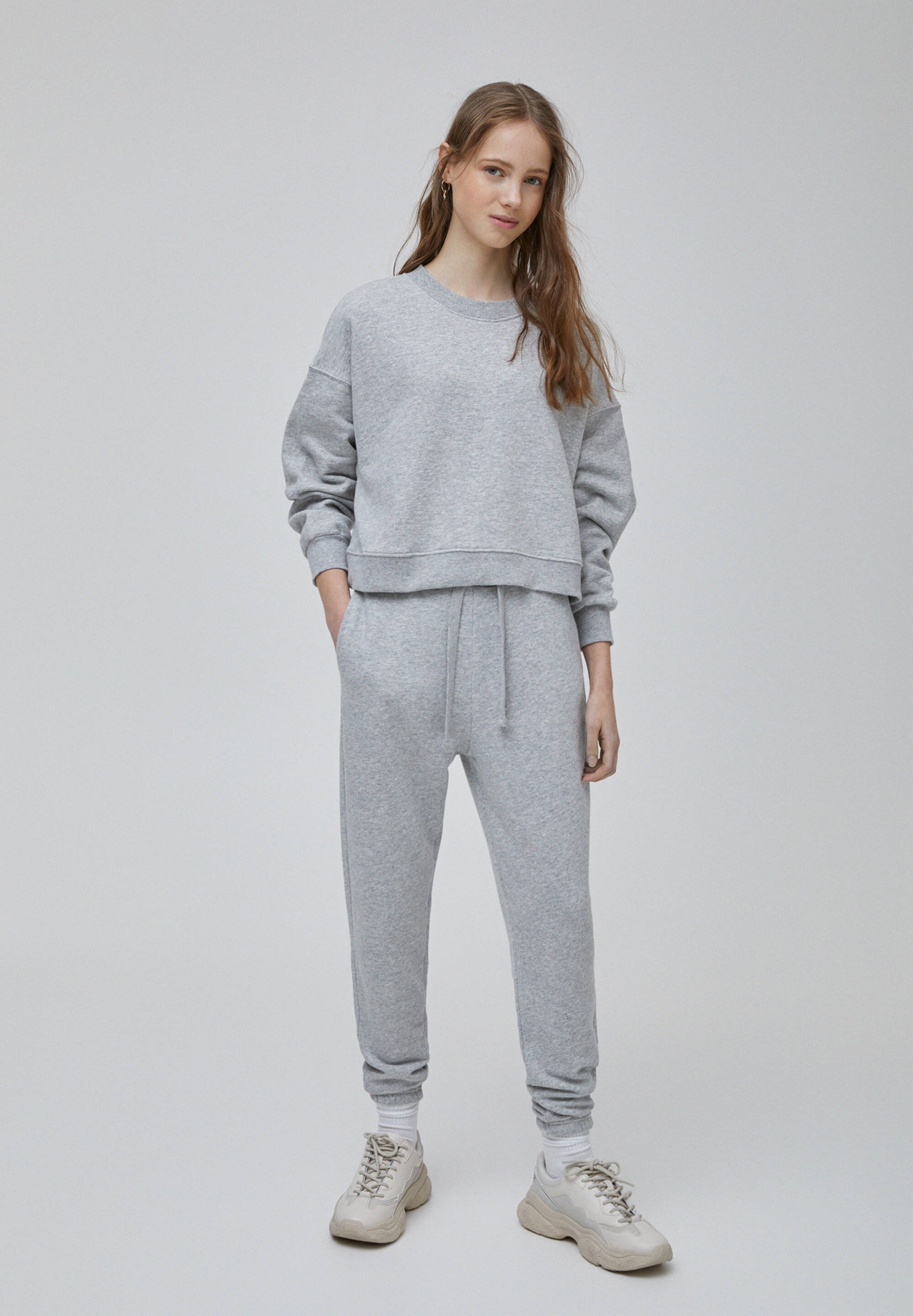 PULL\u0026BEAR Tuta - mottled grey/grigio screziato - Zalando.it