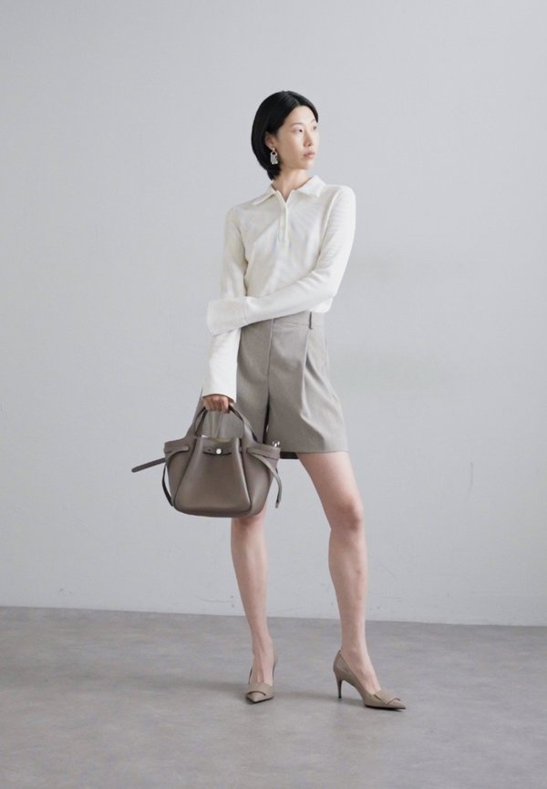 ROMY SATCHEL - Handbag - wild mushroom3