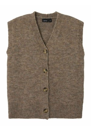 LMTD STRICKWESTE RELAXED FIT - Väst - savannah tan