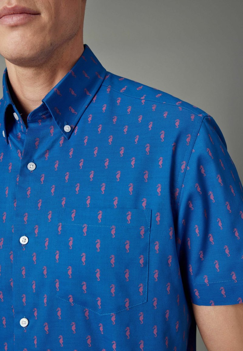 Next SHIRT - Ing - blue pink seahorse