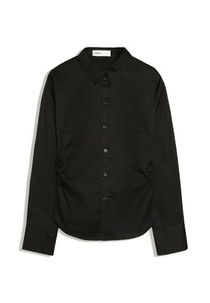 Bershka, FITTED LONG SLEEVE SHIRT - Chemisier - black
