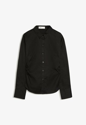 Bershka, FITTED LONG SLEEVE SHIRT - Chemisier - black