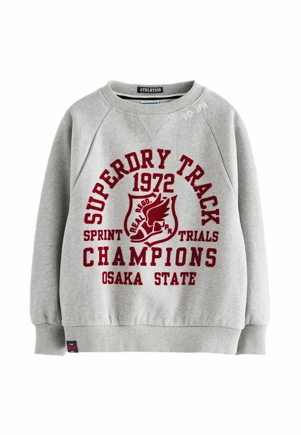 REGULAR FIT - VARSITY WITH FLOCKED - Sweatshirt