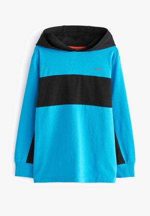 LONG SLEEVE UTILITY HOODIE - Mikina s kapucí - blue black