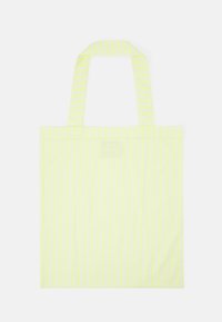 Mads Nørgaard SACKY ATOMA - Saco de mão - sunny lime/white