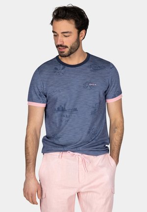 NZA New Zealand Auckland T-shirt print - light navy
