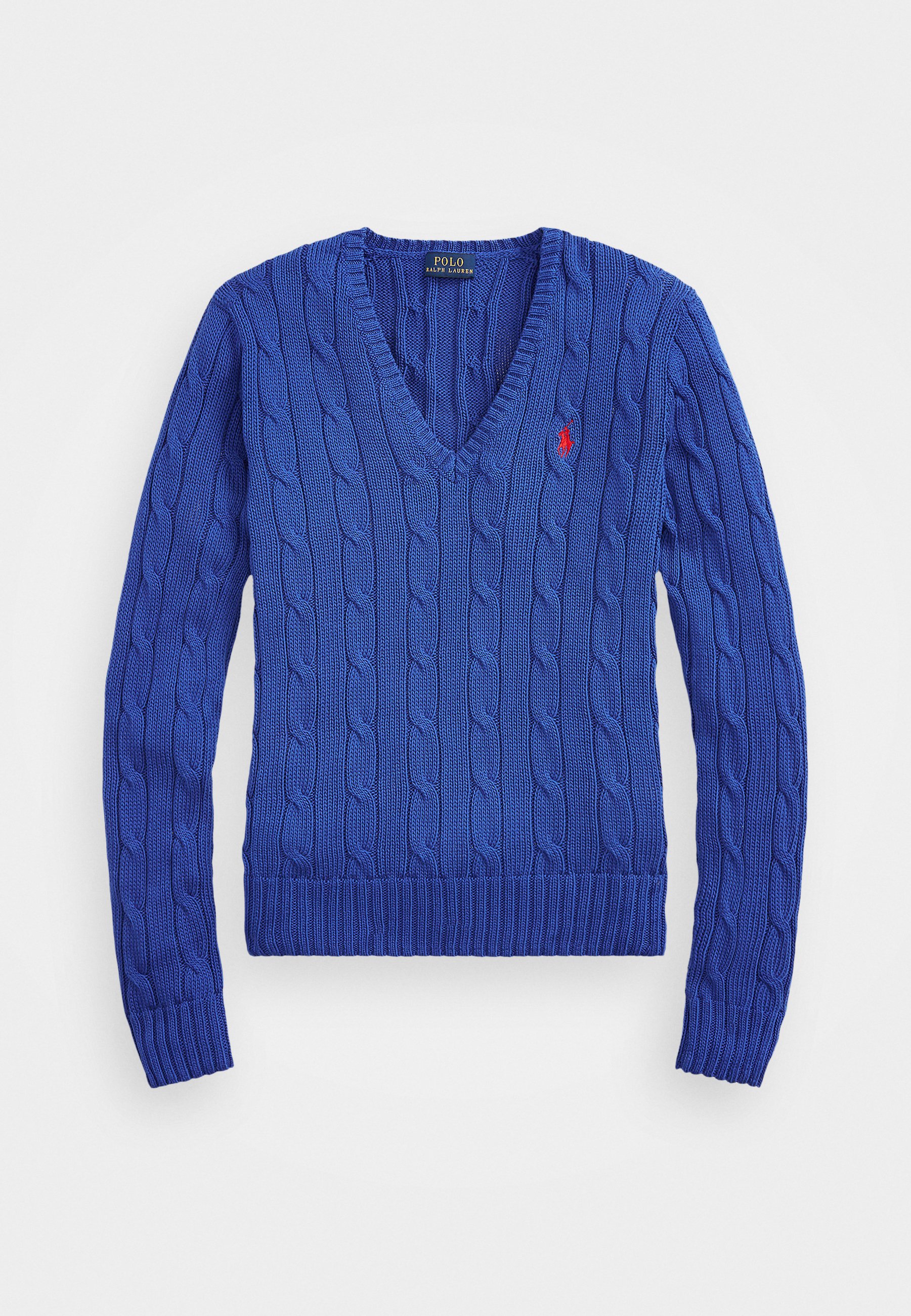 Polo Ralph Lauren CABLE KNIT COTTON V NECK SWEATER Trui rugby