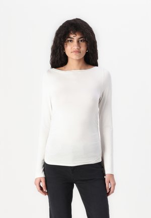 SOFT TOUCH BOATNECK TOP - Ilgarankovis viršutinės dalies drabužis - tofu