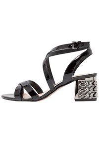 San Marina Sandaalit nilkkaremmillä - black