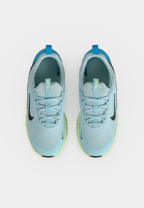 Nike FREE RIDE UNISEX - Road running shoes - glacier blue/black/light current blue/barely volt — photo 5
