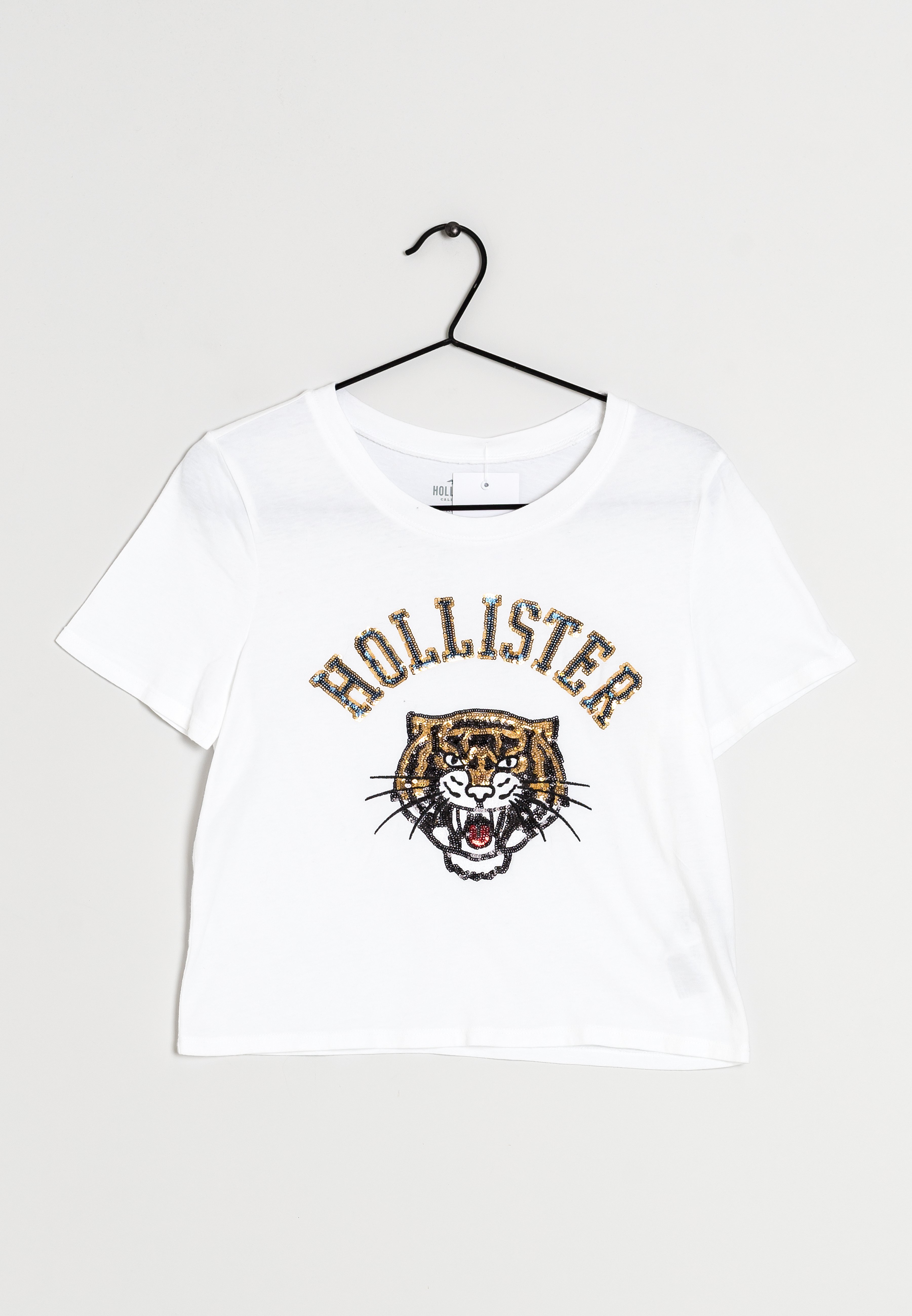 Hollister Co. T-shirt med print - white 