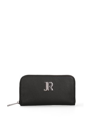 JOHN RICHMOND WALLET - Portefeuille - black and  off silver