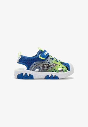 bull boys, VELOCIRAPTOR LIGHTS SANDALO BAMBINO STRAPPO - Sandali da trekking - blu
