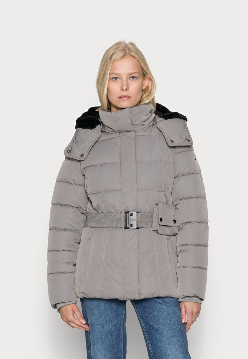 Esprit Winter jacket gunmetal/anthracite Zalando.de
