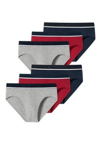 Schiesser 6-PACK 95/5 - Slip - rot navy grau