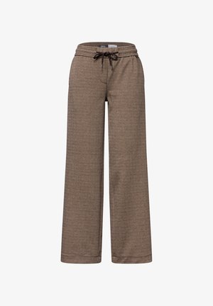 Cecil, LOOSE FIT HIGH WAIST WIDE LEG PANTS - Pantalon classique - creamy mocha