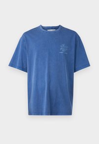 UNISEX - Nyomott mintás póló - true navy lotus