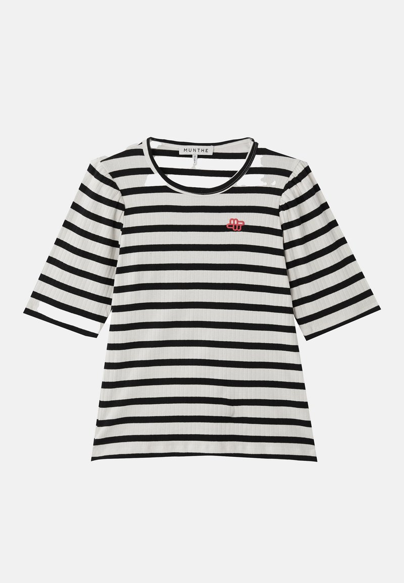 MUNTHE T-shirt print zwart