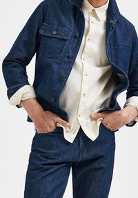 Selected Homme Jeansjacka - dark-blue denim