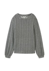GEMUSTERTES - Camiseta de manga larga - printed heringbone structure